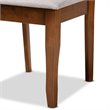 Bowery Hill Grey and Walnut Brown Finished Wood 7-Piece Dining Set