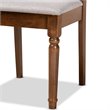 Bowery Hill Grey and Walnut Brown Finished Wood 7-Piece Dining Set