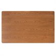 Bowery Hill Tan Walnut Brown Finished Wood 4-Piece Dining Nook Set