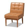 Bowery Hill Tan Walnut Brown Finished Wood 5-Piece Dining Nook Set