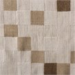 Bowery Hill Modern Ivory and Beige Handwoven PET Yarn Indoor and Outdoor Rug