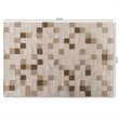 Bowery Hill Modern Ivory and Beige Handwoven PET Yarn Indoor and Outdoor Rug