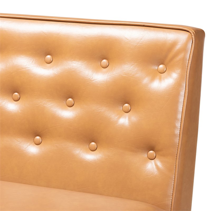 Bowery Hill Tan and Walnut Brown Finished Wood 4-Piece Dining Nook Set