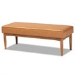 Bowery Hill Tan and Walnut Brown Finished Wood 5-Piece Dining Nook Set