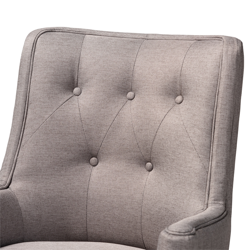 Bowery Hill Grey and Brown Finished Wood 2-Piece Bar Stool Set