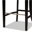 Bowery Hill Beige and Dark Brown Finished Wood 2-Piece Bar Stool Set