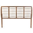 Bowery Hill Ash Walnut Finished Wood King Size Headboard