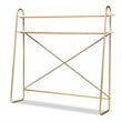 Bowery Hill Gold Brown Finished Wood 2-Tier Queen Size Shelf