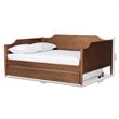 Bowery Hill Brown Finished Wood Full Size Daybed
