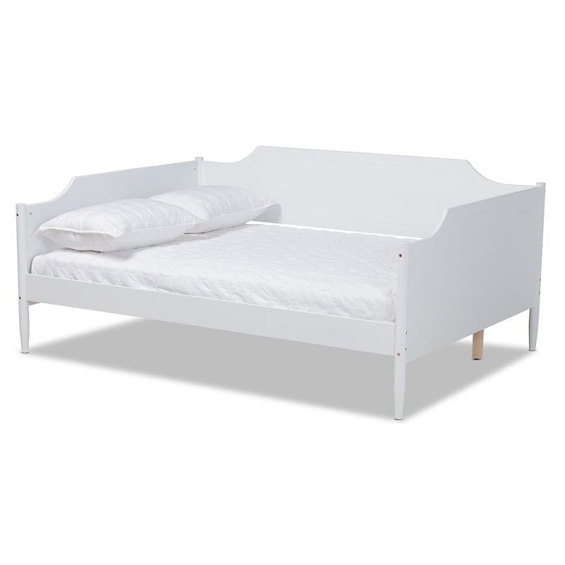 Bowery Hill White Finished Wood Full Size Daybed