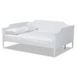 Bowery Hill White Finished Wood Full Size Daybed