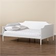 Bowery Hill White Finished Wood Full Size Daybed