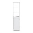 Bowery Hill Modern White Finished Wood Bathroom Storage Cabinet