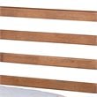 Bowery Hill Modern Walnut Finished Wood Queen Size Platform Bed