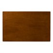 Bowery Hill Transitional Walnut Brown Finished Wood Dining Table