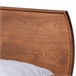 Bowery Hill Walnut Brown Finished Wood Full Size Platform Bed