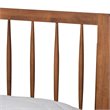 Bowery Hill Walnut Brown Finished Wood Full Size Platform Bed