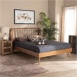 Bowery Hill Walnut Brown Finished Wood Full Size Platform Bed