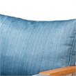 Bowery Hill Modern Blue Grey Brown Finished Patio Lounge Set