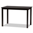 Bowery Hill Dark Brown Finished Wood 5-Piece Dining Set