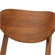 Bowery Hill Sand Walnut Brown Finished Wood 5-Piece Dining Set