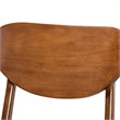 Bowery Hill Grey Walnut Brown Finished Wood 5-Piece Dining Set