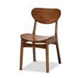 Bowery Hill Walnut Brown Finished Wood 5-Piece Dining Set