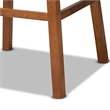Bowery Hill Tan Brown Finished Wood 2-Piece Swivel Bar Stool Set