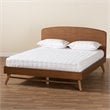 Bowery Hill Brown Finished Wood Full Size Platform Bed