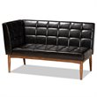 Bowery Hill Brown Finished Wood 5-Piece Dining Nook Set