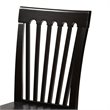 Bowery Hill Dark Brown Finished Wood 5-Piece Dining Set
