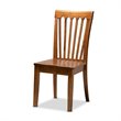 Bowery Hill Walnut Brown Finished Wood 5-Piece Dining Set