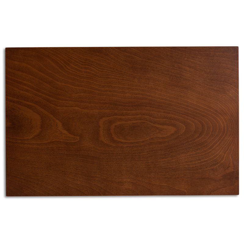 Bowery Hill Walnut Brown Finished Wood 5-Piece Dining Set