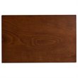 Bowery Hill Walnut Brown Finished Wood 5-Piece Dining Set