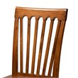 Bowery Hill Walnut Brown Finished Wood 5-Piece Dining Set