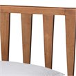 Bowery Hill Walnut Brown Finished Wood Twin Size Platform Bed