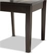 Bowery Hill Transitional Dark Brown Finished Wood 5-Piece Dining Set