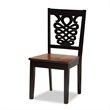Bowery Hill Two-Tone Brown Finished Wood 7-Piece Dining Set