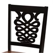 Bowery Hill Two-Tone Brown Finished Wood 7-Piece Dining Set