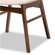 Bowery Hill Beige Finished Wood 5-Piece Dining Set with Table
