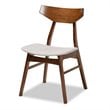 Bowery Hill Grey Finished Wood 5-Piece Dining Set with Table