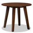 Bowery Hill Walnut Brown Finished Wood 5-Piece Dining Set