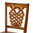 Bowery Hill Walnut Brown Finished Wood 5-Piece Dining Set