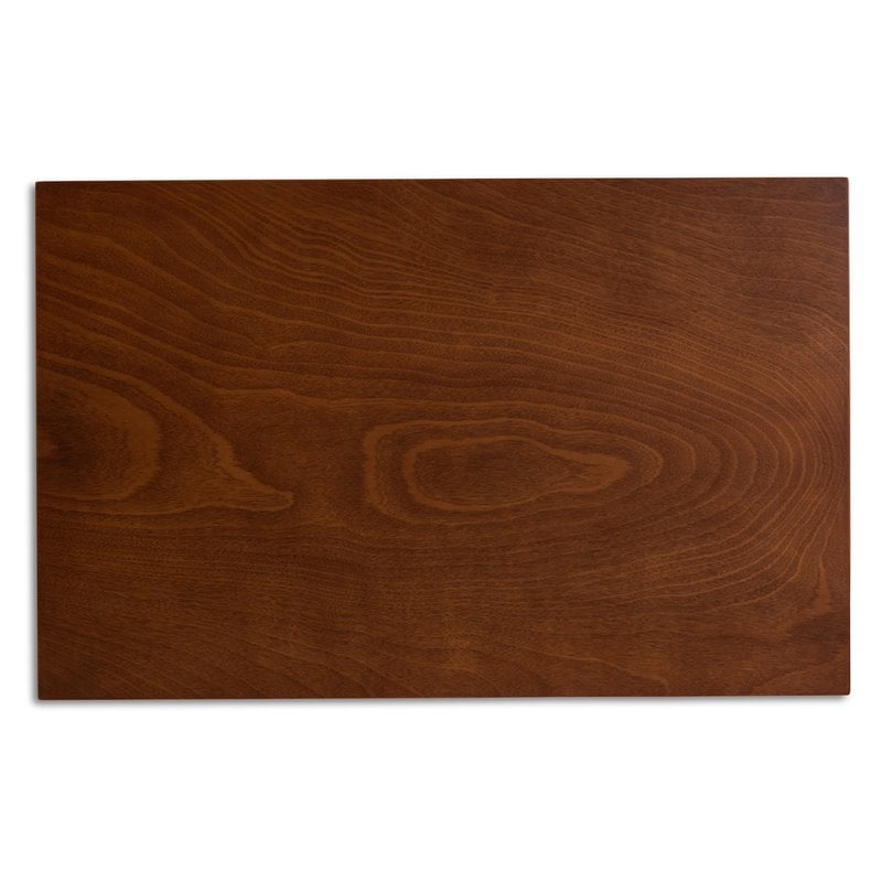 Bowery Hill Walnut Brown Finished Wood 5-Piece Dining Set