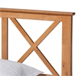 Bowery Hill Modern Brown Finished Wood Twin Size Platform Bed