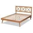 Bowery Hill Brown Finished Wood Full Size Platform Bed