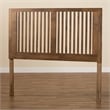 Bowery Hill Ash Walnut Finished Wood Full Size Headboard