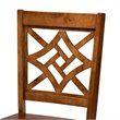 Bowery Hill Walnut Brown Finished Wood 5-Piece Dining Set