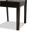 Bowery Hill Dark Brown Finished Wood 5-Piece Dining Set