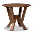 Bowery Hill Walnut Brown Finished Wood 5-Piece Dining Set